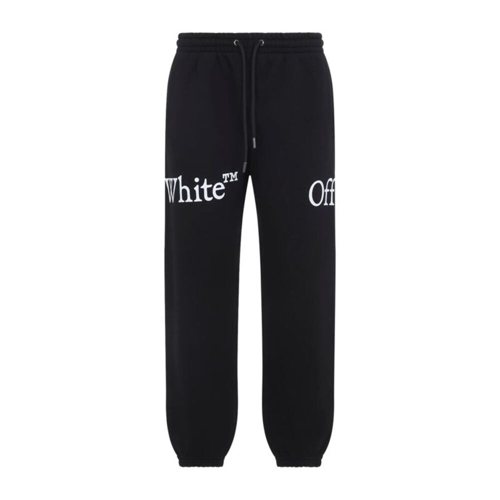 Off-White Bookish Scarf Cuffed Sweatpants Men